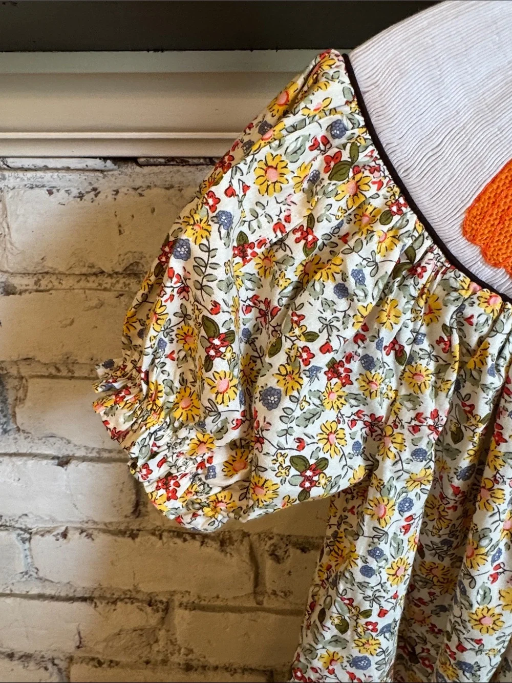 Wee Belles and Beaus Girls' Yellow Floral Pumpkin Smocked Dress fall!!!!